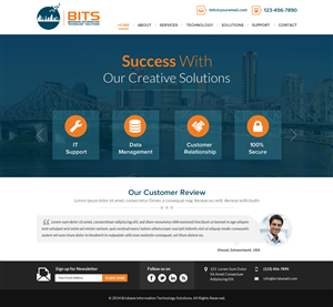 Brisbane IT support business needs our first website | Web Design by Sbss
