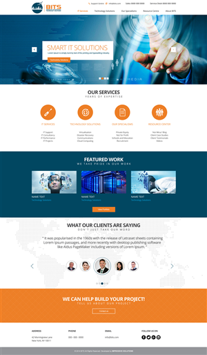 Web Design by Black Stallions Impressive Solutions for this project | Design #4789900