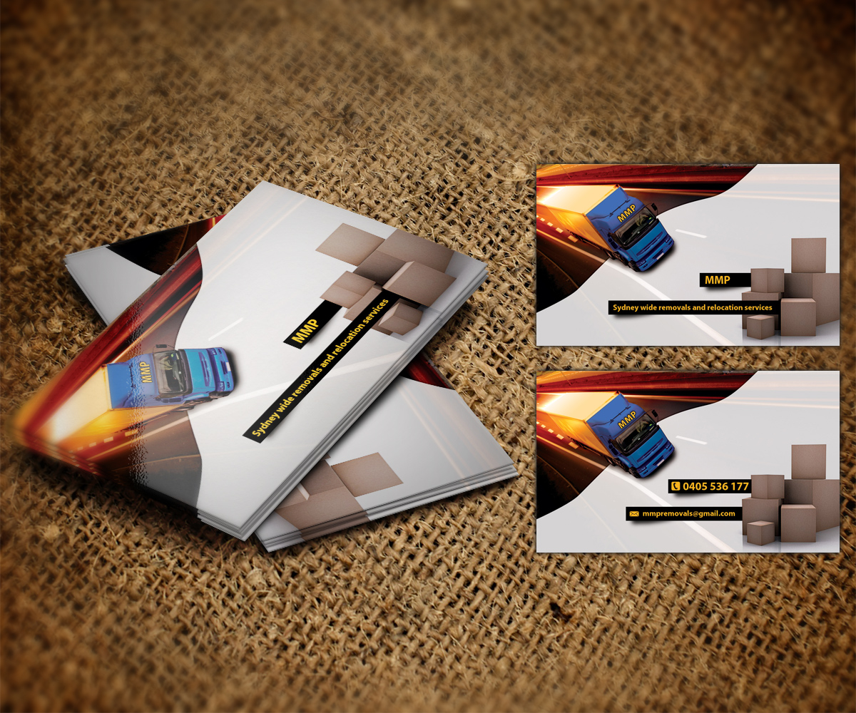 Business Card Design by bmaverick for MMP Removals and Relocation | Design #1389869