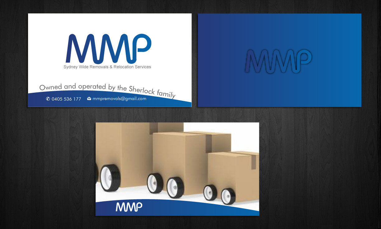 Business Card Design by Sbss for MMP Removals and Relocation | Design #1354563