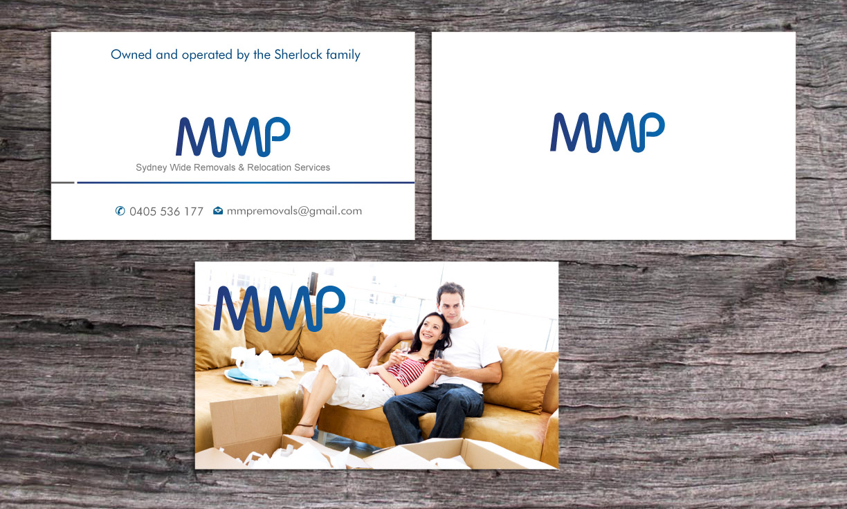 Business Card Design by Sbss for MMP Removals and Relocation | Design #1354573