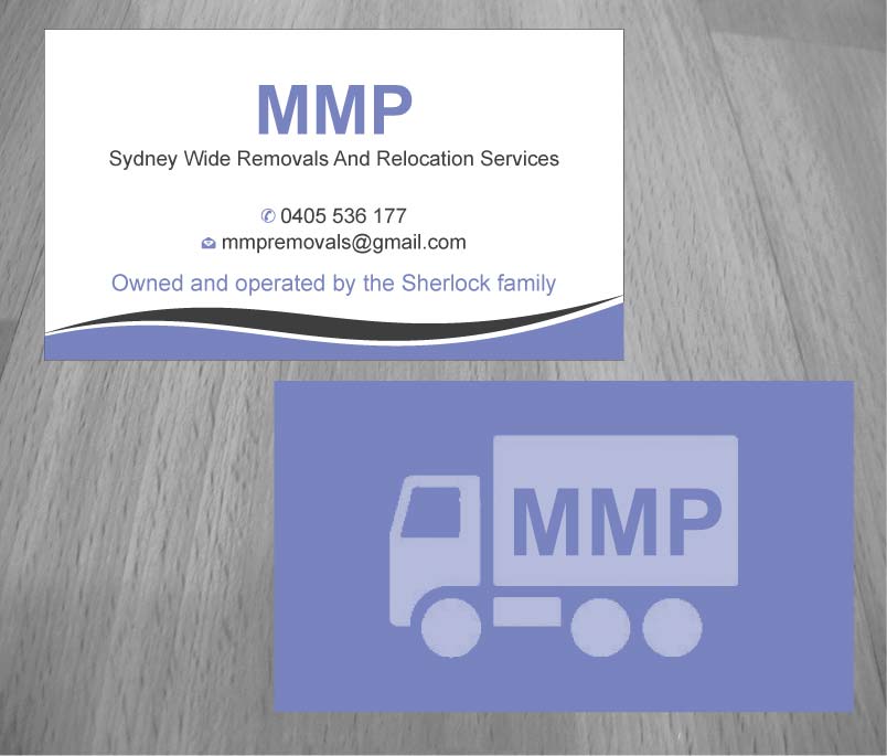 Business Card Design by Sbss for MMP Removals and Relocation | Design #1354586