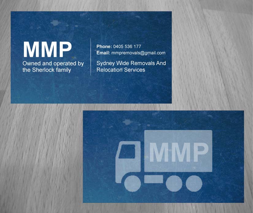 Business Card Design by Sbss for MMP Removals and Relocation | Design #1354753