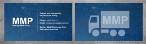Visitenkarten-Design von Sbss für MMP Removals and Relocation | Design: #1354755
