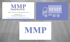Visitenkarten-Design von Sbss für MMP Removals and Relocation | Design: #1354758