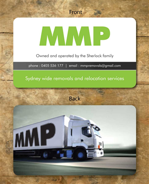 Visitenkarten-Design von Sbss für MMP Removals and Relocation | Design: #1354997