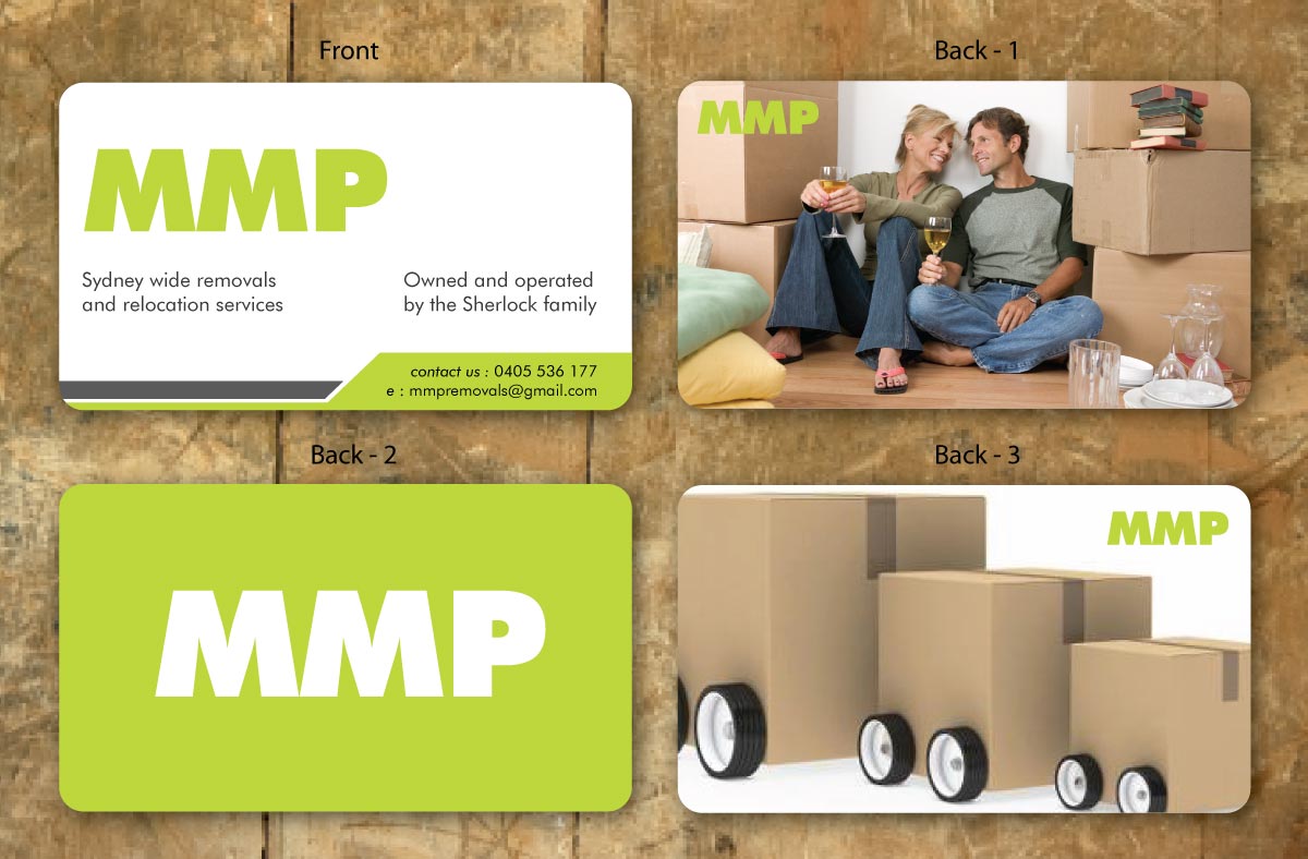 Design de Carte de Visite par Sbss pour MMP Removals and Relocation | Design #1355265