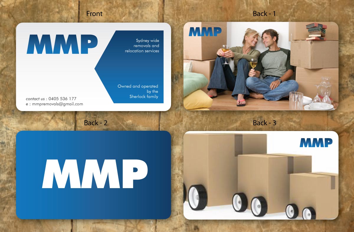 Business Card Design by Sbss for MMP Removals and Relocation | Design #1355302