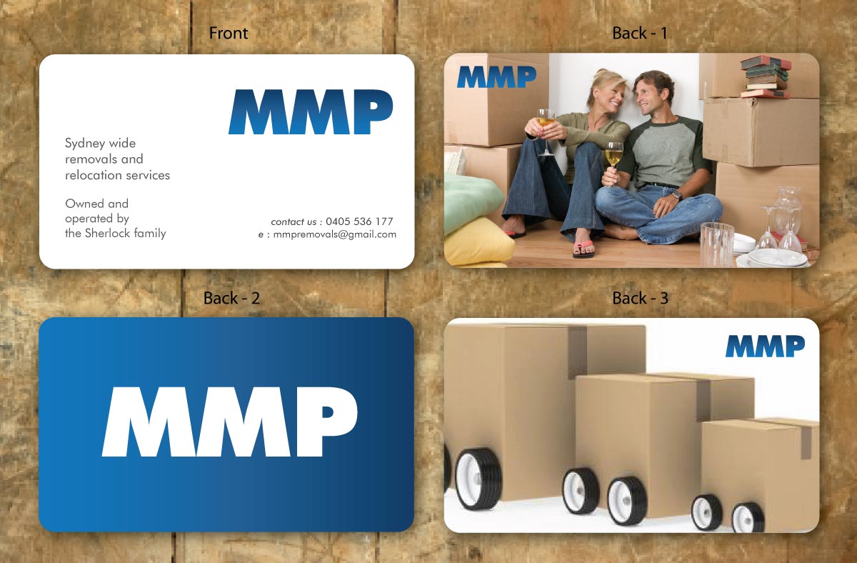Business Card Design by Sbss for MMP Removals and Relocation | Design #1355308