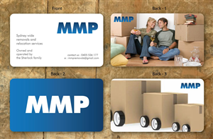 Business Card Design by Sbss for MMP Removals and Relocation | Design: #1355308