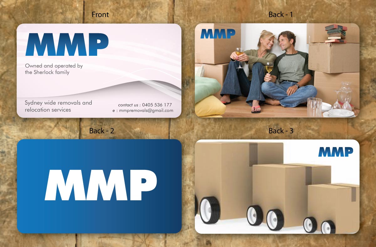 Business Card Design by Sbss for MMP Removals and Relocation | Design #1355320