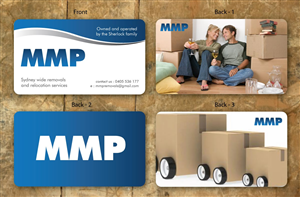 Business Card Design by Sbss for MMP Removals and Relocation | Design: #1355322