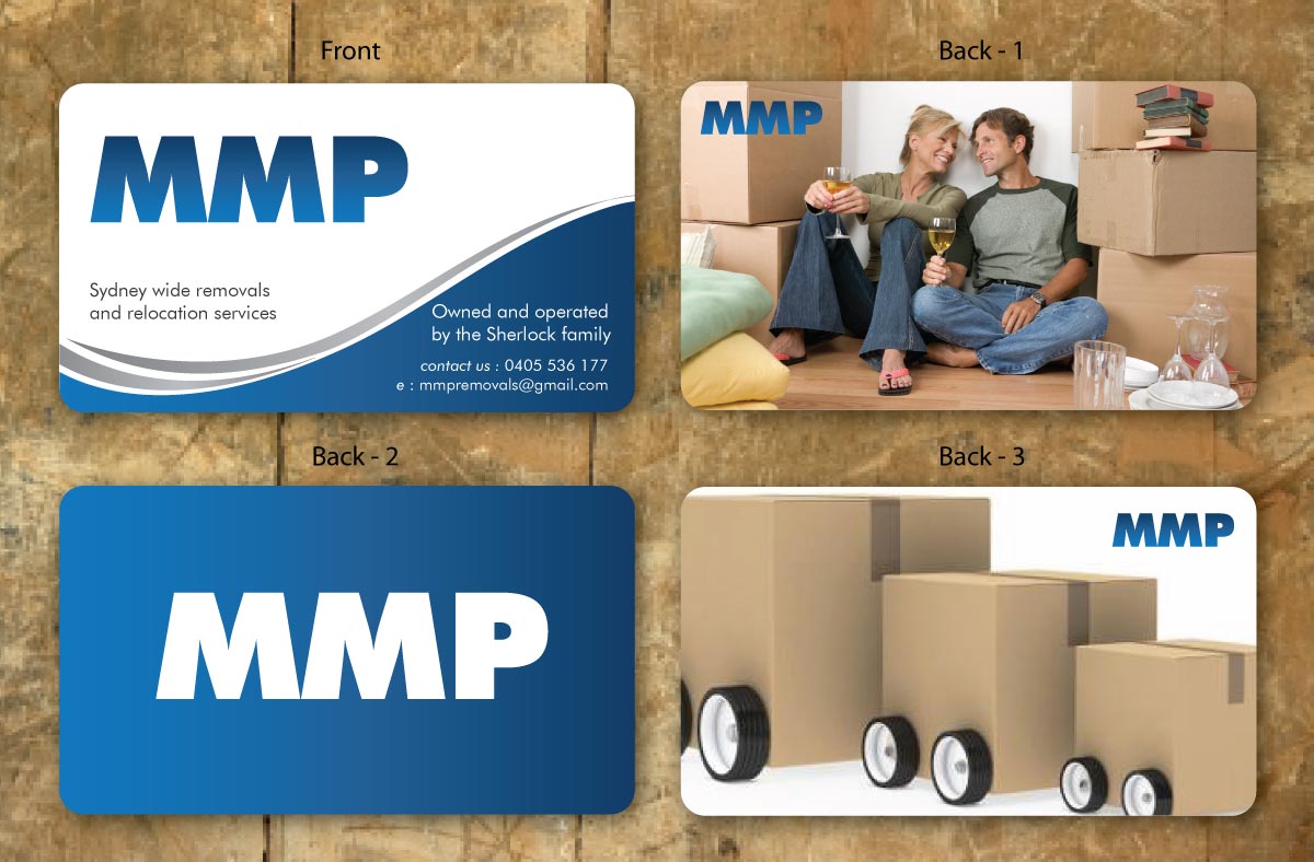 Business Card Design by Sbss for MMP Removals and Relocation | Design #1355328