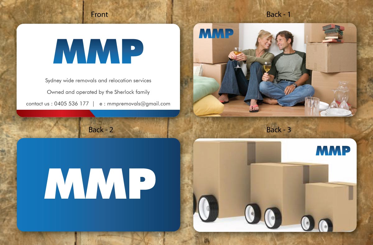 Business Card Design by Sbss for MMP Removals and Relocation | Design #1355330