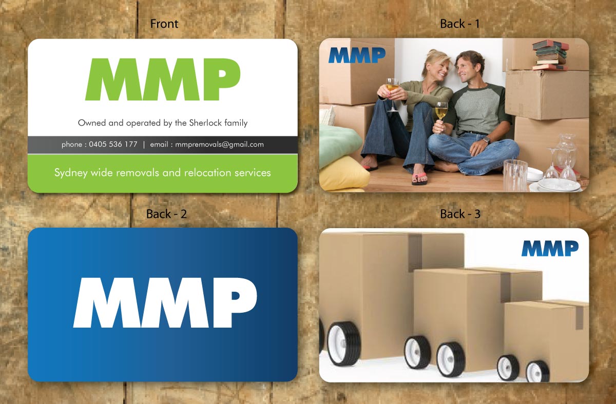 Business Card Design by Sbss for MMP Removals and Relocation | Design #1355348