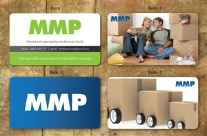 Business Card Design by Sbss for MMP Removals and Relocation | Design: #1355348