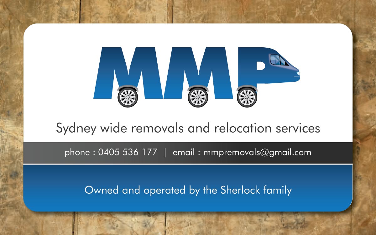 Business Card Design by Sbss for MMP Removals and Relocation | Design #1366510