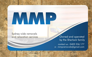 Business Card Design Project- Removalist  | Visitenkarten-Design von Sbss