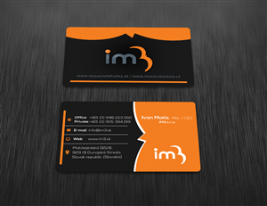 Business Card Design by  Artman for iM3 s.r.o. | Design: #4967988