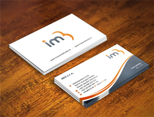 Business Card Design by INDIAN_Ashok for iM3 s.r.o. | Design: #4911353
