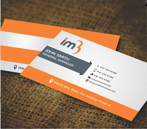 Business Card Design by AwsomeD for iM3 s.r.o. | Design: #4930031