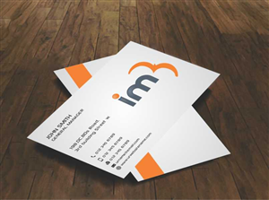 Business Card Design by AwsomeD for iM3 s.r.o. | Design: #4930035