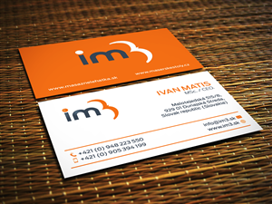 Business Card Design by Sajin for iM3 s.r.o. | Design: #4951494
