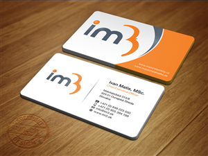 Business Card Design by ian.ch for iM3 s.r.o. | Design #5060768
