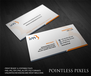 Business Card Design Project | Diseño de Tarjeta de Presentación por Pointless Pixels India