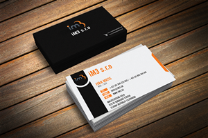 Business Card Design by hashen for iM3 s.r.o. | Design #4910461