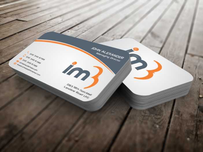 Business Card Design by szabist for iM3 s.r.o. | Design #4930544