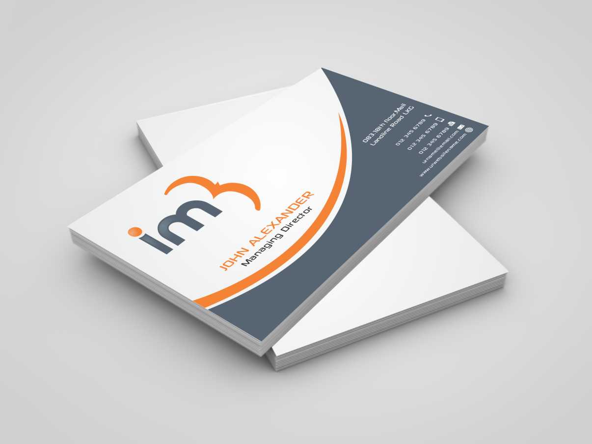 Business Card Design by szabist for iM3 s.r.o. | Design #4930546