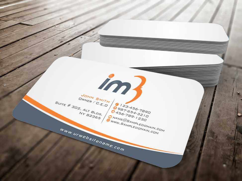 Business Card Design by szabist for iM3 s.r.o. | Design #4930551