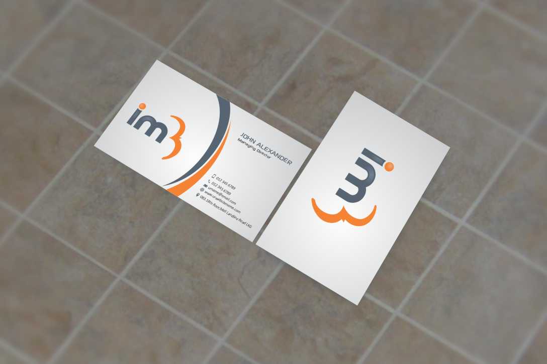 Business Card Design by szabist for iM3 s.r.o. | Design #4930556