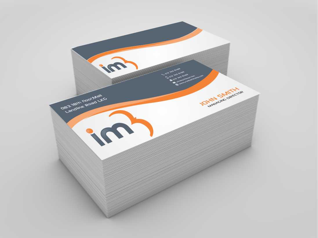 Business Card Design by szabist for iM3 s.r.o. | Design #4930558