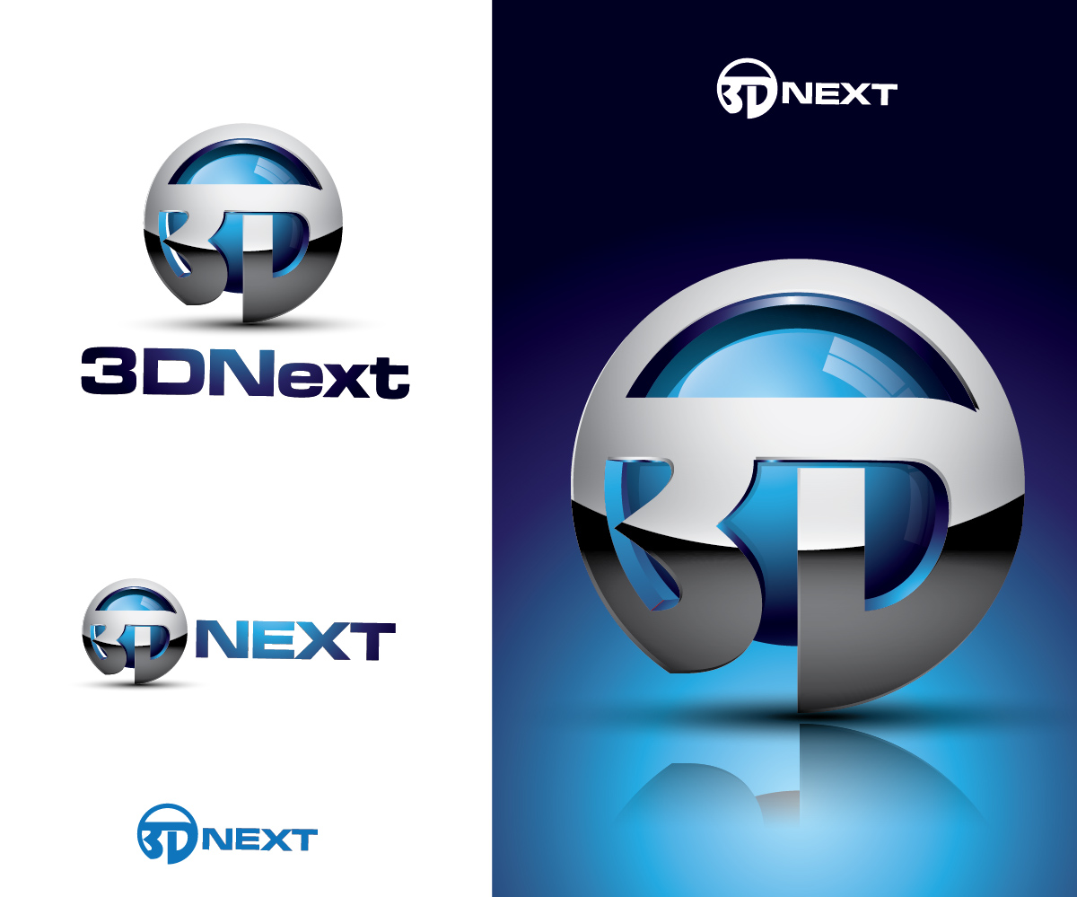 Diseño de Logo por ErrAr para 3DNext | Diseño #4740164