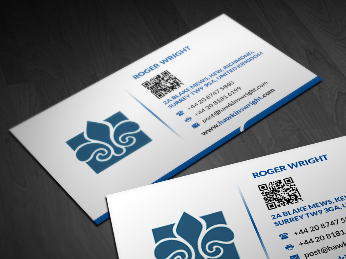Visitenkarten-Design von Pointless Pixels India für Hawkins Wright Ltd | Design #4714297