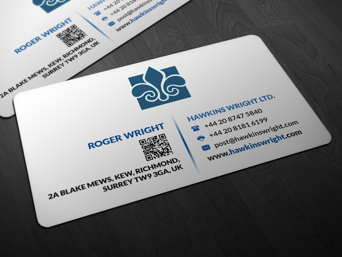 Visitenkarten-Design von Pointless Pixels India für Hawkins Wright Ltd | Design #4714299