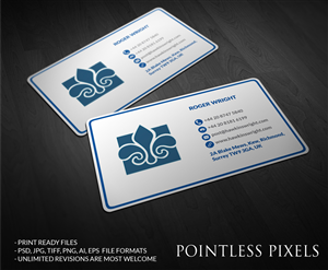 Business Card Design by Pointless Pixels India for Hawkins Wright Ltd | Design: #4714300