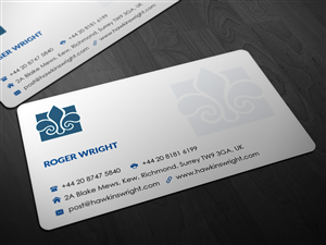 Business Card Design by Pointless Pixels India for Hawkins Wright Ltd | Design: #4714395