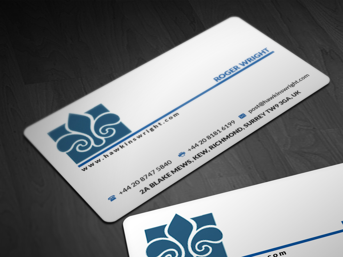 Business Card Design by Pointless Pixels India for Hawkins Wright Ltd | Design #4714440