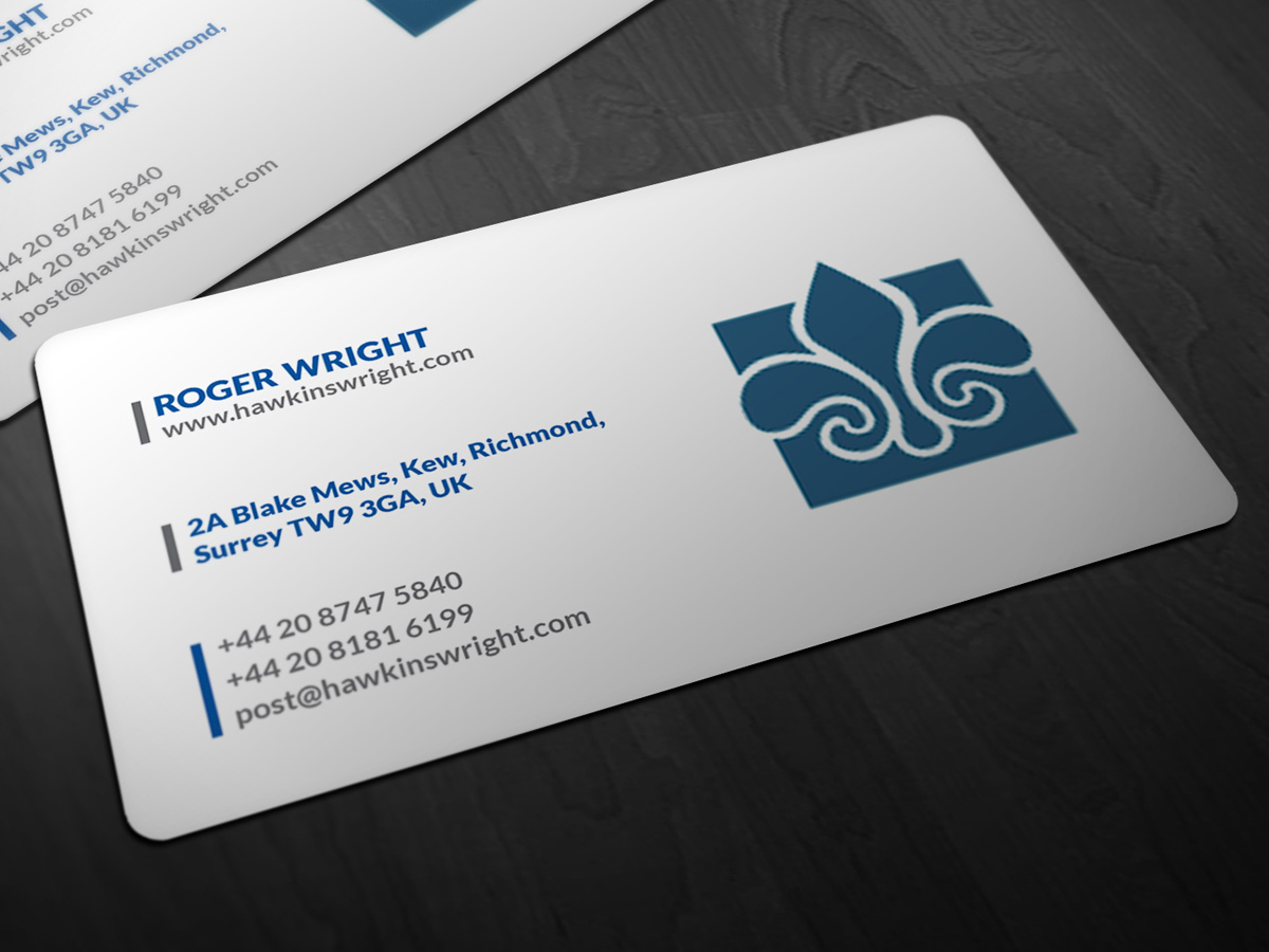 Visitenkarten-Design von Pointless Pixels India für Hawkins Wright Ltd | Design #4714475