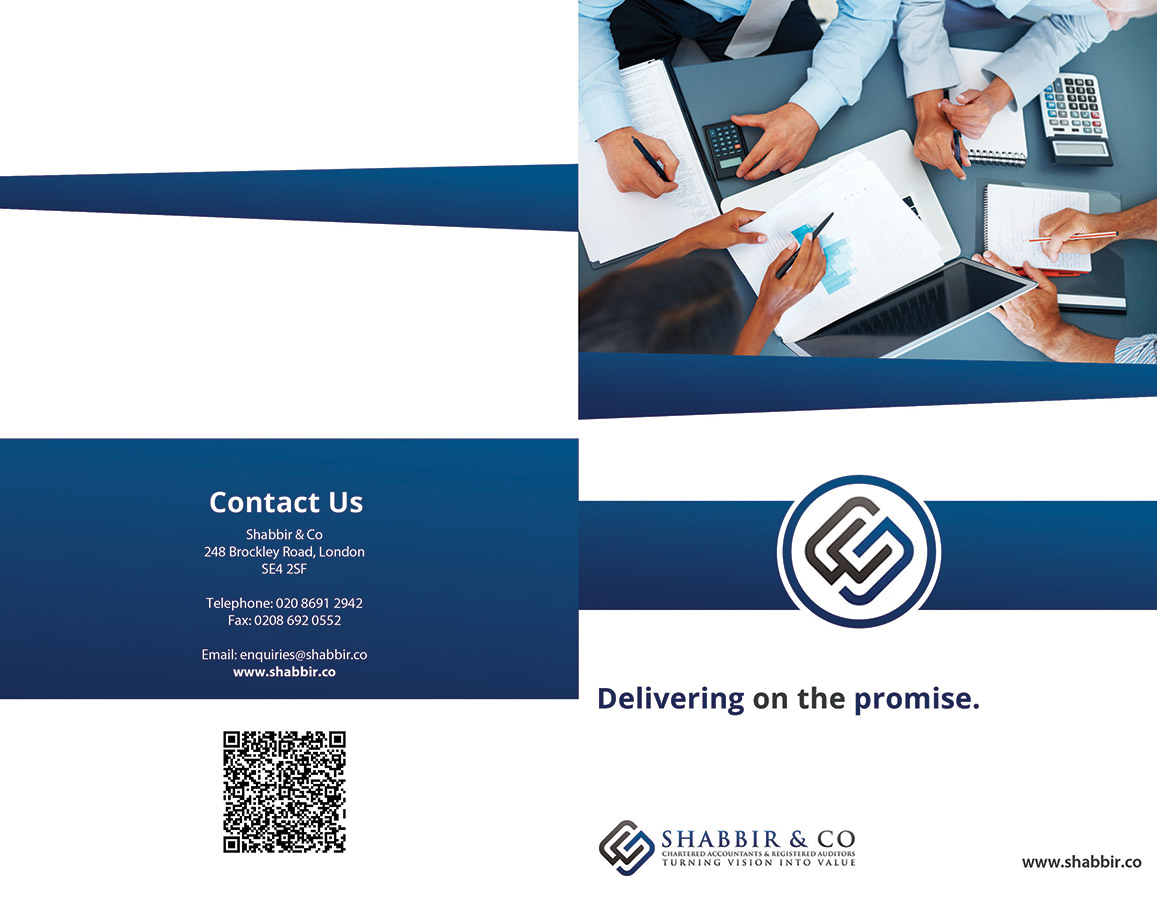 Brochure Design by bibinparker for G Shabbir T/A & Shabbir Co | Design #4887642