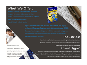 Brochure Design by justlovesdesign for G Shabbir T/A & Shabbir Co | Design: #4797184