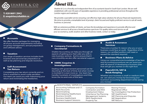 Accounting firm needs a brochure | Broschüren-Design von TedAtkinson