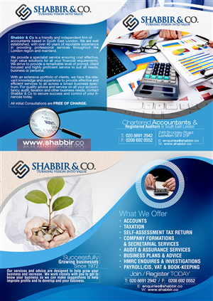 Brochure Design by nextconcept for G Shabbir T/A & Shabbir Co | Design: #4943458