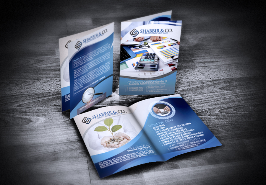 Brochure Design by nextconcept for G Shabbir T/A & Shabbir Co | Design #4943488