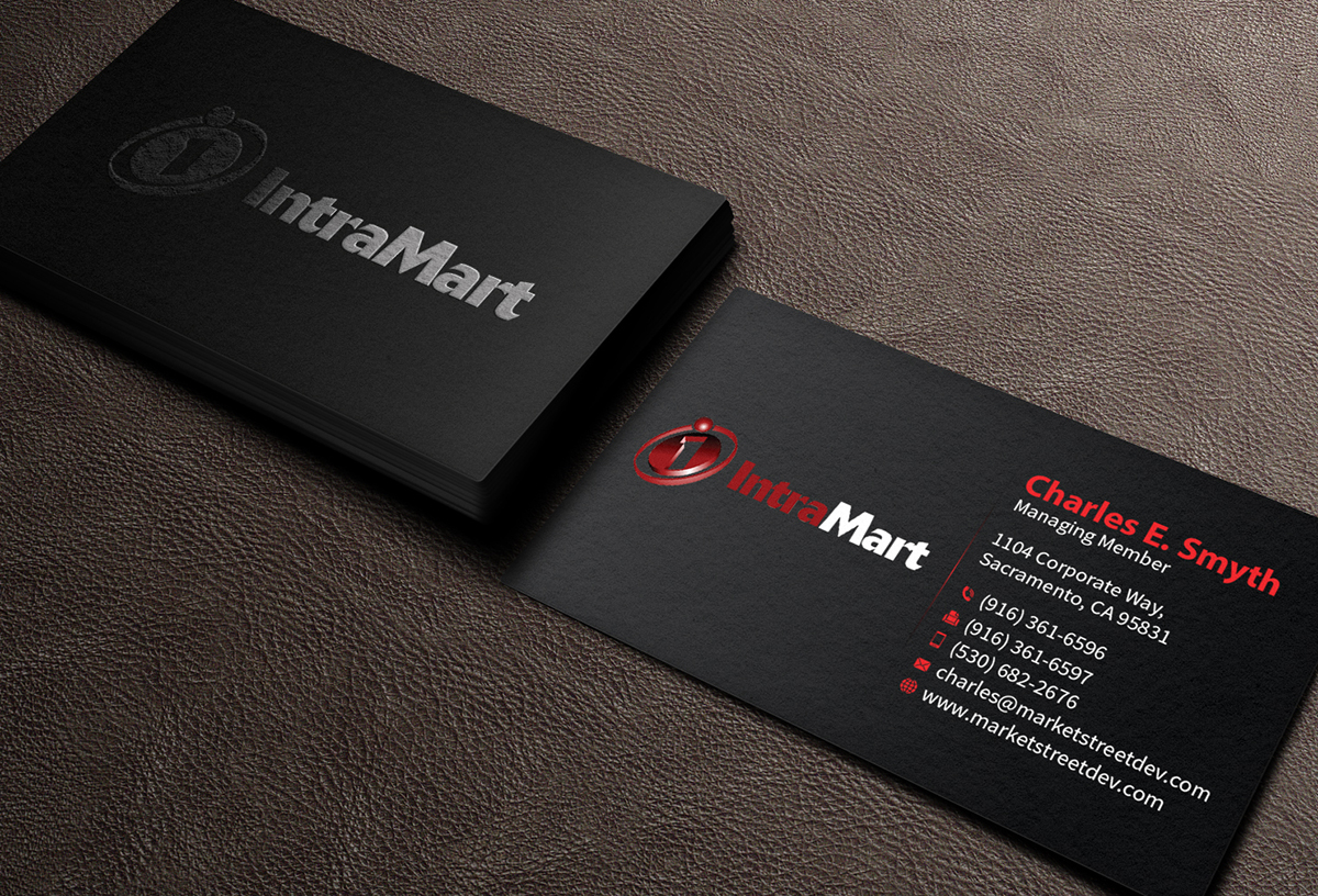 Business Card Design by MediaProductionArt for IntraMart | Design: #4720927