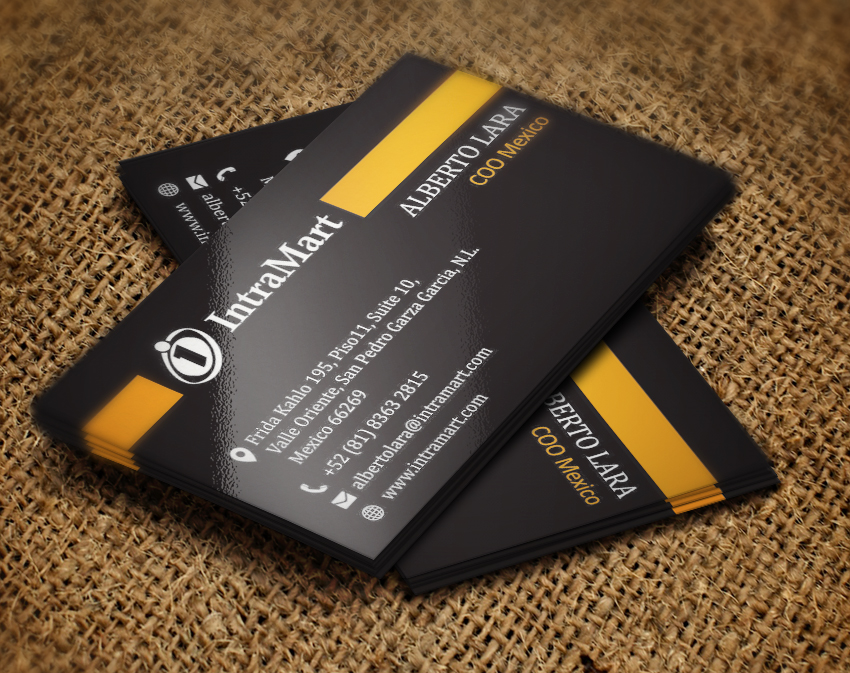Design de Carte de Visite par Abikasirajan pour IntraMart | Design #4715149