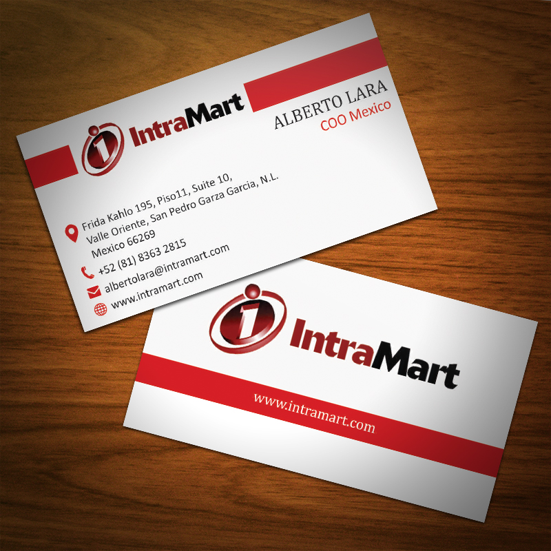 Design de Carte de Visite par Abikasirajan pour IntraMart | Design #4719635
